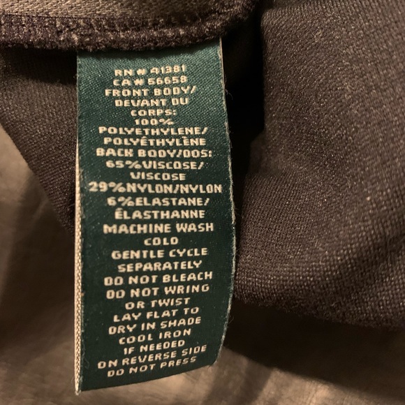 Sz 10 Ralph Lauren gorgeous faux leather front with stretchy back. - Picture 5 of 6